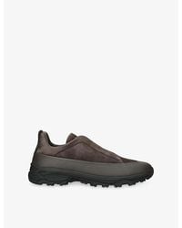 ZEGNA - Triple Stitch Monte Suede Trainers - Lyst