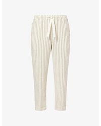 Orlebar Brown - Alex Striped Linen Trousers - Lyst