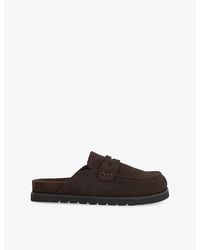 Dune - Goldens Suede Mule Loafers - Lyst