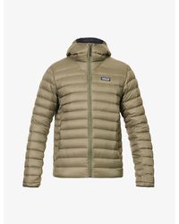 Patagonia - Padded Brand-patch Recycled-nylon Down Jacket - Lyst