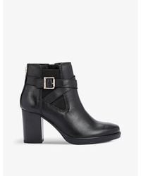 Carvela Kurt Geiger - Buckle-Detail Leather Ankle Boots - Lyst