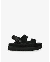 UGG - Goldenstar Glide Suede Sandals - Lyst