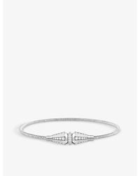 Boucheron - Jack De Single 18Ct- And 1.04Ct Round Diamond Bracelet - Lyst