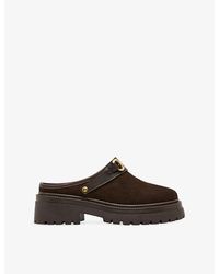 Steve Madden - Erba Suede Mules - Lyst