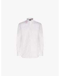 BOGGI - Point-Collar Slim Fit Cotton Shirt - Lyst