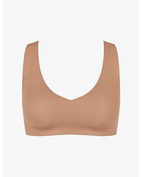 Sloggi - Zero Feel 2.0 Stretch-Jersey Bralette - Lyst