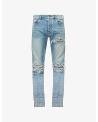 Amiri - Crane Mx1 Tapered-Leg Stretch-Denim Blend Jeans - Lyst
