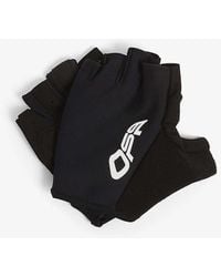 Off-White c/o Virgil Abloh Active Wavy Logo-print Woven Gloves - Black