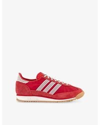 adidas - Sl72 Shell And Suede Low-Top Trainers - Lyst