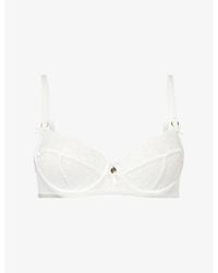 Lounge Underwear - Adelyn Balcony Lace Bra - Lyst