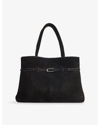 Whistles - Noelle Suede Tote Bag - Lyst