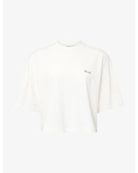 4th & Reckless - Narina Brand-Print Cotton T-Shirt - Lyst