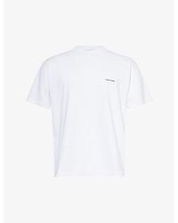 Stone Island - Brand-print Boxy-fit Cotton-jersey T-shirt - Lyst