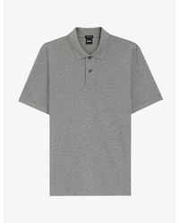 BOSS - Logo-Embroidered Short-Sleeve Cotton Polo - Lyst