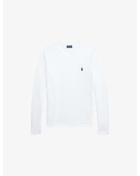 Polo Ralph Lauren - Logo-Embroidered Long-Sleeve Cotton T-Shirt - Lyst