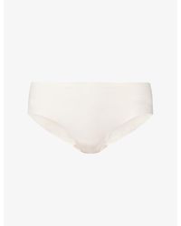 Hanro - Invisible High-Rise Stretch-Cotton Briefs - Lyst