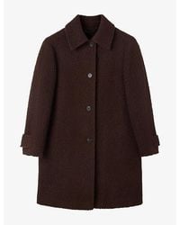 Whistles - Boucle Wool-Blend Coat - Lyst