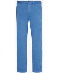 Polo Ralph Lauren - Slim-fit Straight-leg Stretch-cotton Trousers - Lyst