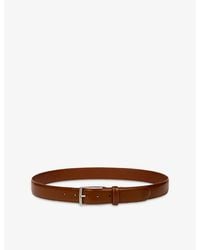 Sandro - Branded-Buckle Leather Belt - Lyst