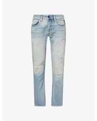 Replay - Grover Straight-Leg Cotton Jeans - Lyst