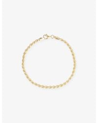 Lisa Gozlan - Mini Rope 14Ct-Plated Sterling- Bracelet - Lyst