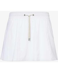 Vuori - Clementine Elasticated-waist Regular-fit Stretch-recycled Polyester Mini Skirt - Lyst
