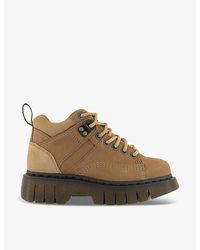 Dr. Martens - Savanh Tan Woodard Lace-up Suede Hiker Boots - Lyst