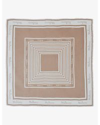Mulberry - Square 140 Modal And Cashmere-blend Scarf - Lyst