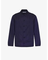 Dries Van Noten - Point-collar Garment-dyed Shell Jacket - Lyst