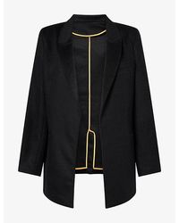 Frenckenberger - Fren Notch-Lapel Wool-And-Cashmere Blazer - Lyst