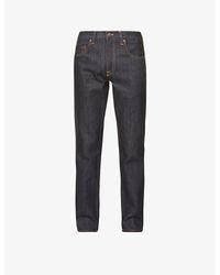 Nudie Jeans - Gritty Jackson Regular-fit Straight-leg Jeans - Lyst