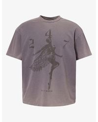 247 BY Represent - 247 Fallen Angel Graphic-Print Cotton-Jersey T-Shirt - Lyst
