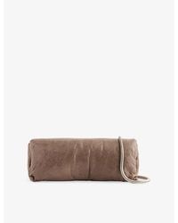 Rick Owens - Soft Elongated Leather Clutch Bag - Lyst