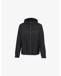 Prada - Re-Nylon Drawstring-Hood Shell Jacket - Lyst