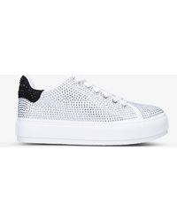 kurt geiger laney black trainers