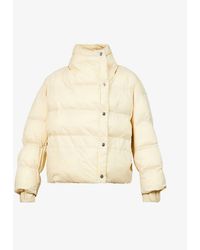REMAIN Birger Christensen Ember Cropped Recycled-nylon Puffer Jacket - Natural