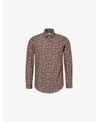 Paul Smith - Floral-Print Tailored-Fit Organic-Cotton Shirt - Lyst