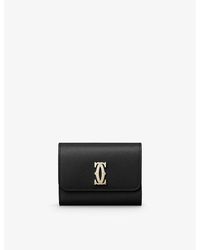 Cartier - C De Mini Leather Wallet - Lyst