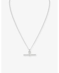 Astrid & Miyu - Hardware T-Bar 925 Sterling Pendant Necklace - Lyst