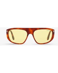 Tom Ford - Ft1002 Pierre Square-frame Acetate Sunglasses - Lyst