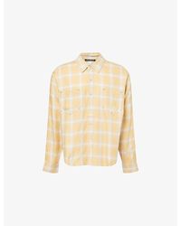Cole Buxton - Western Check Woven Shirt - Lyst