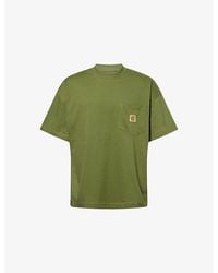 Carhartt - X Nicholas Daley Logo-Patch Cotton-Jersey T-Shirt - Lyst
