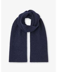 Whistles - Ribbed Wool Scarf - Lyst