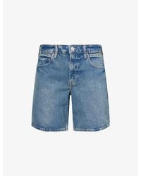 PAIGE - Darnell Denim Shorts - Lyst