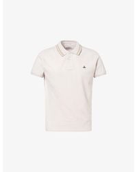 Vivienne Westwood - Logo-Embroidered Short-Sleeve Cotton Polo Shirt - Lyst