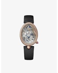 Breguet - G8908br5t864d00d Reine De Naples 18ct White-gold, Mother-of-pearl And Diamond Watch - Lyst
