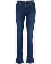 Citizens of Humanity - Skyla Slim-fit Straight-leg Mid-rise Denim-blend Jeans - Lyst
