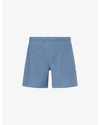 PAIGE - Elijah Drawstring Cotton-Blend Shorts - Lyst