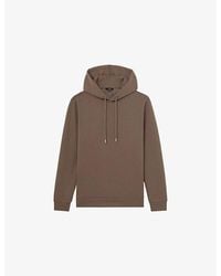 Reiss - Fabien Regular-Fit Stretch-Jersey Hoody - Lyst