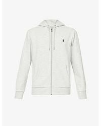 Polo Ralph Lauren - Long-sleeved Double-knit Relaxed-fit Jersey Hoody X - Lyst